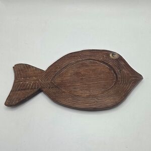 Wooden Fish-Shaped Tray / Dish
